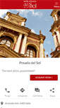 Mobile Screenshot of hotelposadadelsol.com